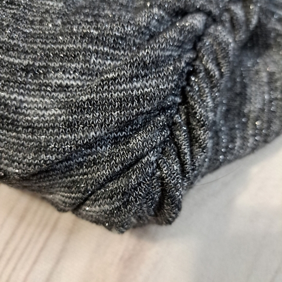 Maurices XL Rouched Side Striped Metallic Top - Picture 9 of 10